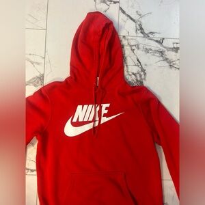 Red Nike sweatshirt